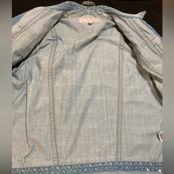 True Religion Plus Size Denim Trucker Jacket - Picture 6 of 15